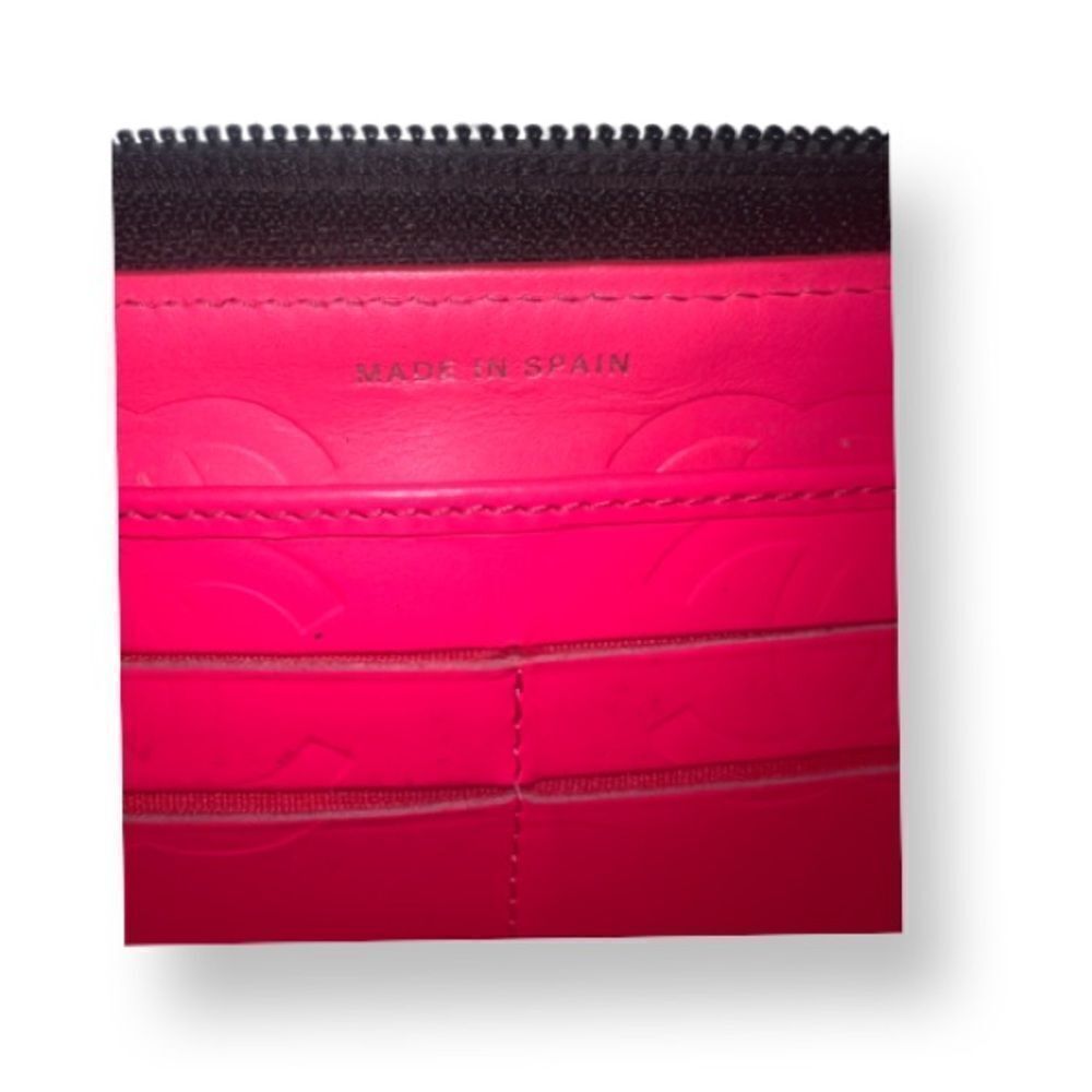Chanel Black Calfskin Quilted Cambon Ligne Long Zip Around Wallet - Picture 5 of 16